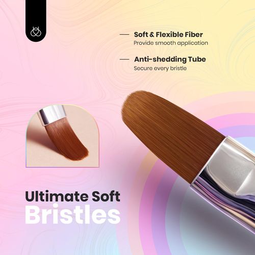Beetles Nail Art Brushes Set Gel Polish Nail Art Design Pen Painting Tools with Nail Extension Gel Brush, Builder Gel Brush, Nail Art Liner Brush and Nail Dotting Pen for Salon at Home DIY Manicure