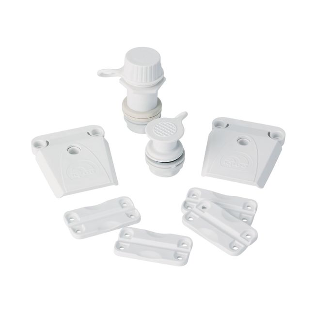 Igloo Parts Kit for Ice Chests, White, 8.5" x 2" x 9"