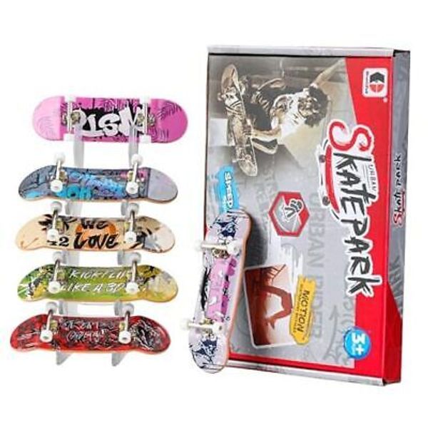 TechToy Finger Skateboards Park for Kids,Mini Skatepark Training Fingerboard