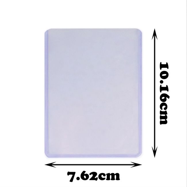 100-200Pcs Trading Card Sleeves Hard Plastic Case Holder Baseball Cards -  3x4