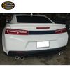 Fits 16-24 Chevy Camaro Rear Bumper Lip Diffuser Quad Exhaust Tip Matte Black PP
