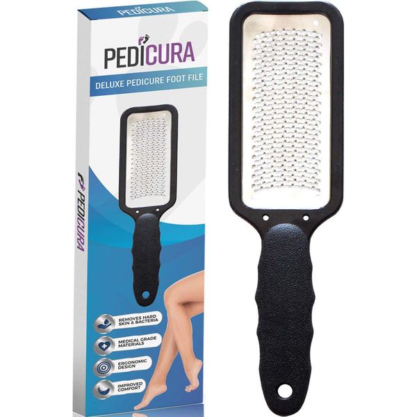 PediCura Professional Foot Files for Hard Skin – The Original Feet Hard Skin Remover Foot Scrub for Super Soft and Smooth Feet - Pedicure Sets for Feet with Callus Corn Remover for Feet and Heels