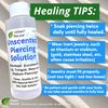 Urban ReLeaf Unscented Piercing Solution ! Non-Iodized Sea Salt Healing Soak. Lip, Tongue, Septum, Dimple, Mouth. NO Scent. Ready to use. Made Fresh in USA.