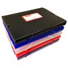 Pack of 10 A4 Clearview Blue Box File with Elastic Closure