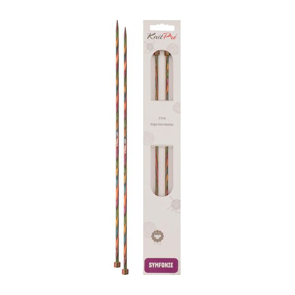 KnitPro Symfonie Single Pointed Needles 10" (25cm) | 3.75mm