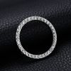 WINOMO Auto Engine Start Stop Button Ring Crystal Bling Rhinestone Car Decor Accessories (White)