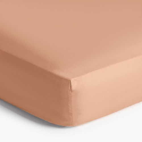 IR Imperial Rooms Fitted Sheet King Size - 16 Inch Deep Pocket Fitted Bed Sheets Premium 1800 Soft Microfiber Shrink and Fade Resistant All Around Elastic King Fitted Bottom Sheet Only (Peach)