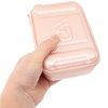 CASEMATIX Rose Gold Clipper Blade Holder for 12 Blades - Protective Clipper Blade Storage Case with Barber Blade Holder Foam and Hard Shell Impact-Resistant Outer, Case Only