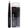 Slant Tweezers - Majestik+ Professional Stainless Steel Slant Tip Tweezer - The Best Precision Eyebrow Tweezers for Your Daily Beauty Routine! in Black