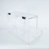 12 X 8 X 8.8" Clear Acrylic Bin Candy Bin Dispenser Two-Chamber Storage