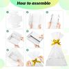 Fainne 54 Pcs Basket for Gifts Kit Include 18 DIY Empty Gift Basket Bulk, 9.8...