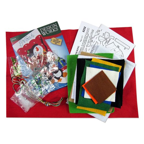 Design Works Crafts Holiday Friends Felt Stocking Kit, 18"