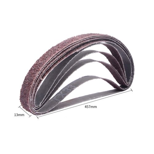 Aluminum Oxide Sanding Belts, 25PCS 13mm x 457mm Sanding Belt 40//80/120/180/320 Assorted Grits Sanding Belt for Belt Sander
