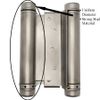 6" Satin Chrome Double Acting Spring Hinge -Cafe/Saloon Bar Swinging Doors 
