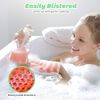 Honeycomb Exfoliating Glove [Yellow 1Pack] TPU Honeycomb Bath Mitt,Rapid Foaming Quick Drying Unisex Face and Body Scrubs