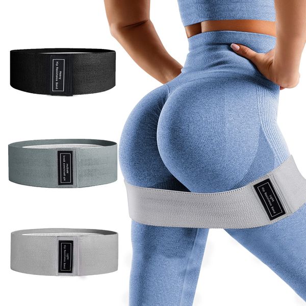 roseddy Training Tube, Nice Butt Band, Resistance Band, Hip Band, For Beautiful Butt Training, Training Tube, Exercise Band (Set of 3 Different Strengths), Muscle Training, Tube Training, Training Band, Popular for Butt Training, Texture, Fabric Fitness T