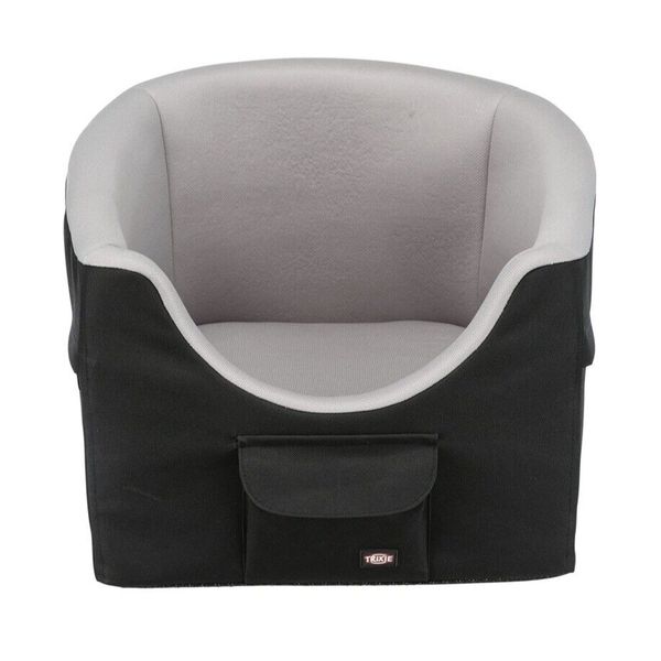 Trixie Pet Booster Seat, Car Seat, Console Seat for Small Dogs Cats, Black