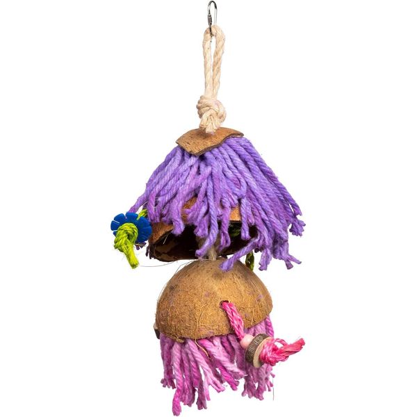 Prevue Pet Products Preen & Pacify Car Wash Bird Toy, Medium to Large Parrot Toy