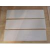 3 Medicine Cabinet Replacement Shelves 14" x 3" White