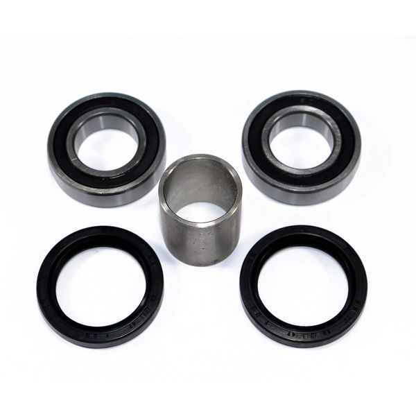 ATVWorks Compatible/Replacement for Kawasaki Mule Front Axle/Suspension/Knuckle Wheel Bearings, Seals, & Spacer/Collar Kit - KAF620 / KAF590 / 2510/3010 / 4010