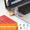 BEIJIGUANG 1PCS Cute Drift Bottle USB Flash Drive Memory Stick Storage U-disk With Maple box (2.0/128GB)
