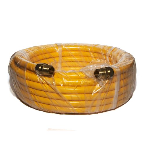Gas Flex 1/2" Tubing Pipe KIT 33ft with 2 MALE Fittings Gasflex