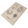 Large A4 Size Flower and Sun Tattoo Practice Skin