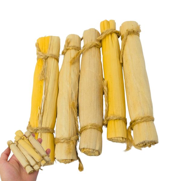 Bonka Bird Toys 2375 Pk5 4-Inch Banana Leaf Sticks Foot Talon Natural Chew Parrot Pet Cage Toy, Conure, Ringneck, Quaker, and Similar Breed Sizes