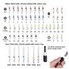 NORTOOLS 56-Piece Screwdriver Bit Set Made of S2 Alloy Steel Magnetic Hex Holder + 25 mm/75 mm Bits PH/PZ/SL/TORX/Safety Bits for Furniture, Electronics, Car & Repair