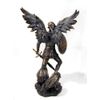 Archangel Saint Michael Statue Real Bronze Powder Cast Sculpture 12 ½-inch