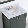 EQLOO 30 Inch Carrara Marble Backsplash for Bathroom Vanity Sink Top
