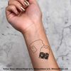 4 x 'Tea Bag' Temporary Tattoos (TO00036649)