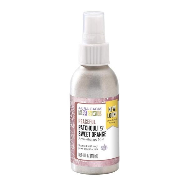 Aura Cacia Aromatherapy Mist  Patchouli Sweet Orange 1 Each 4 Oz