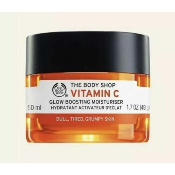 The Body Shop Vitamin C Glow Boosting Moisturiser 50ml for dull tired skin