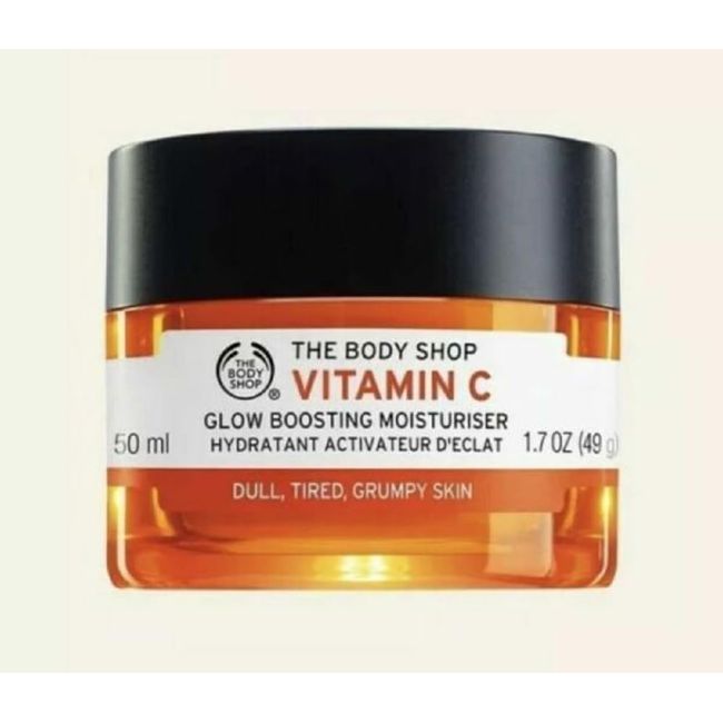 The Body Shop Vitamin C Glow Boosting Moisturiser 50ml for dull tired skin