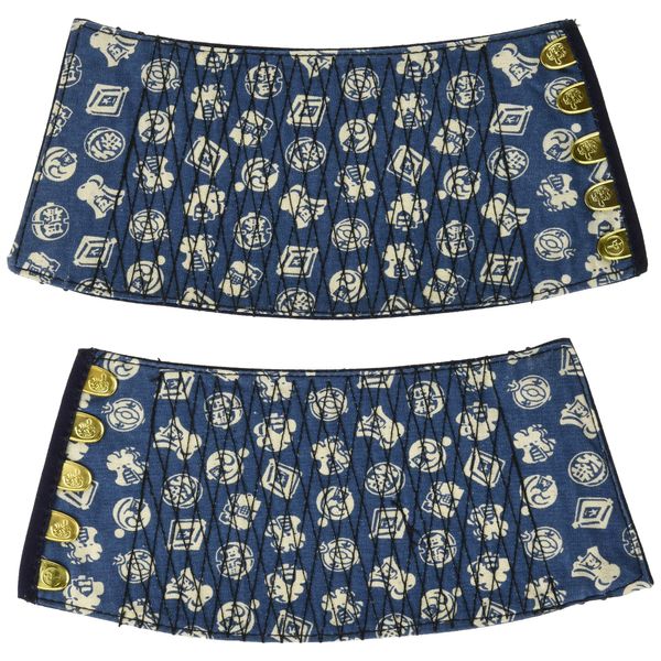 Kaywork K-WORK B-40 Genuine Indigo Dyed Gauntlet 5 Pieces Medium