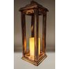 Decorative Rustic Farmhouse Wood Lantern Centerpiece Handmade
