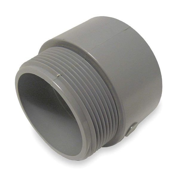 Male Adapter, 3 in Conduit, PVC