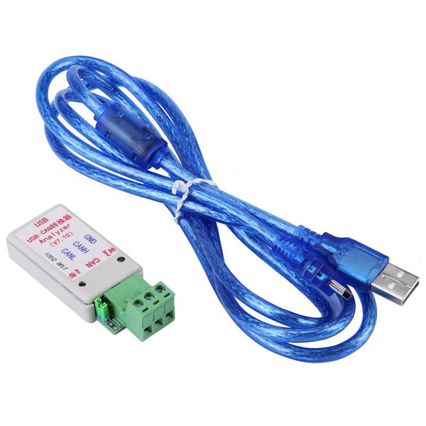 Walfront USB to CAN Analyzer CAN-BUS Intelligent Converter Adapter With USB Cable Support XP/WIN7/WIN8