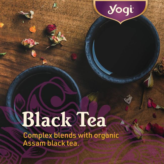 4 pack) Yogi Tea Vanilla Spice Perfect Energy, Organic Black Tea Bags, 16  Count 