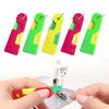 5 Pcs Automatic Needle Threader, Plastic Sewing Machine Needle Threader, Simple Needle Threaders Hand Sewing Automatic Needle Threaders for Hand Sewing and DIY Threading Tool(Random Color)