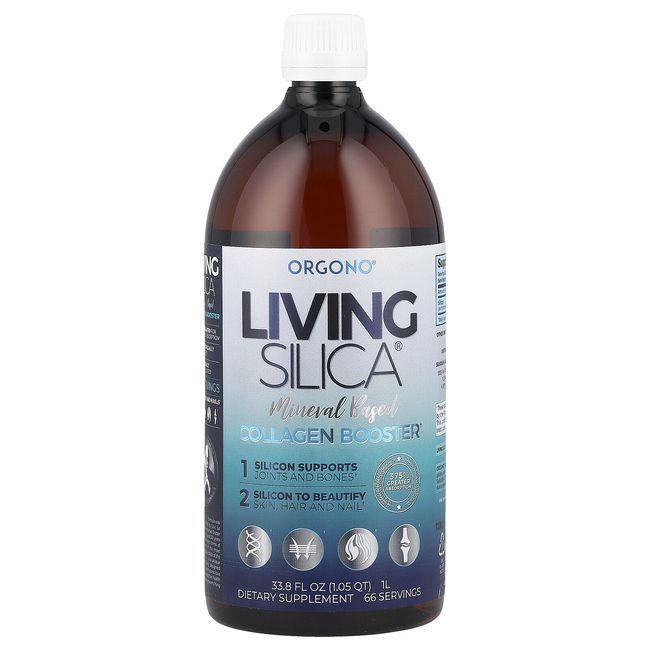 Orgono Living Silica, Collagen Booster, 33.8 fl oz (1 L)