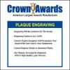 Crown Awards Mud Run Plaques - 5x7 Customized Mud Run Trophy Plaque