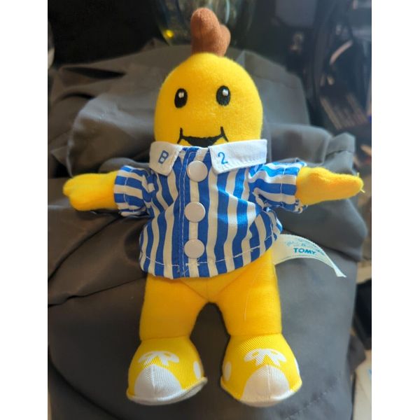 Vintage 1995 TOMY Bananas In Pajamas Plush Yellow Banana B2 Doll 8" original b 2