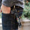 MUGEN Black Racing Keychain Metal Backpack key Ring Hook Strap Lanyard Nylon