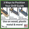 Big Gator Tools - STD3000DGNP - Drill Bit Jig - V-DrillGuide Drilling Accessory