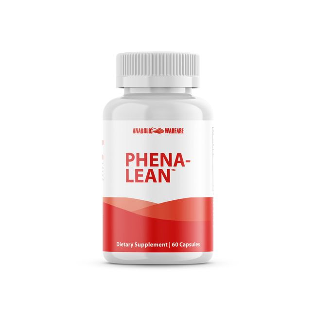 Anabolic Warfare Phena-Lean Premier Supplement from Thermogenic Body Composition Supplement – Fuel Your Fire, Promote Energy, Increase Focus* - 60 Capsules.