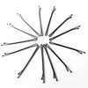 100Pcs Black Bobby Pins Black Barrette Hairstyle Tools Accessories (Black thin)