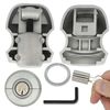 Universal Hitchlock Insertable Trailer Hitch Coupling Lock Tow Ball Lock