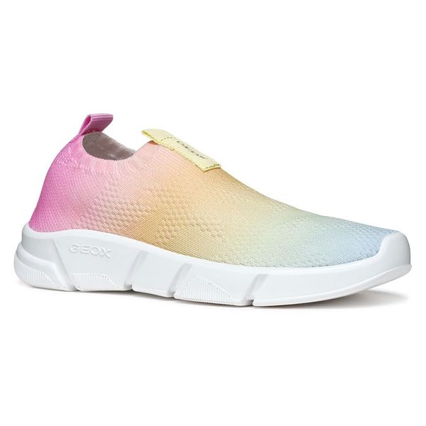 Geox J ARIL Girl E Sneaker, Multicolor, 31 EU